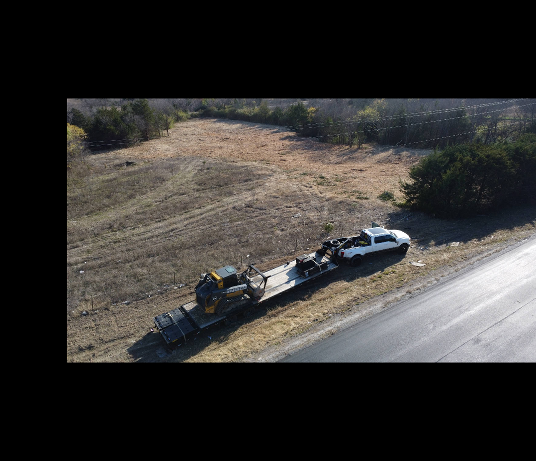 Aerial equipment view for Your Way Land Clearing LLC project gallery